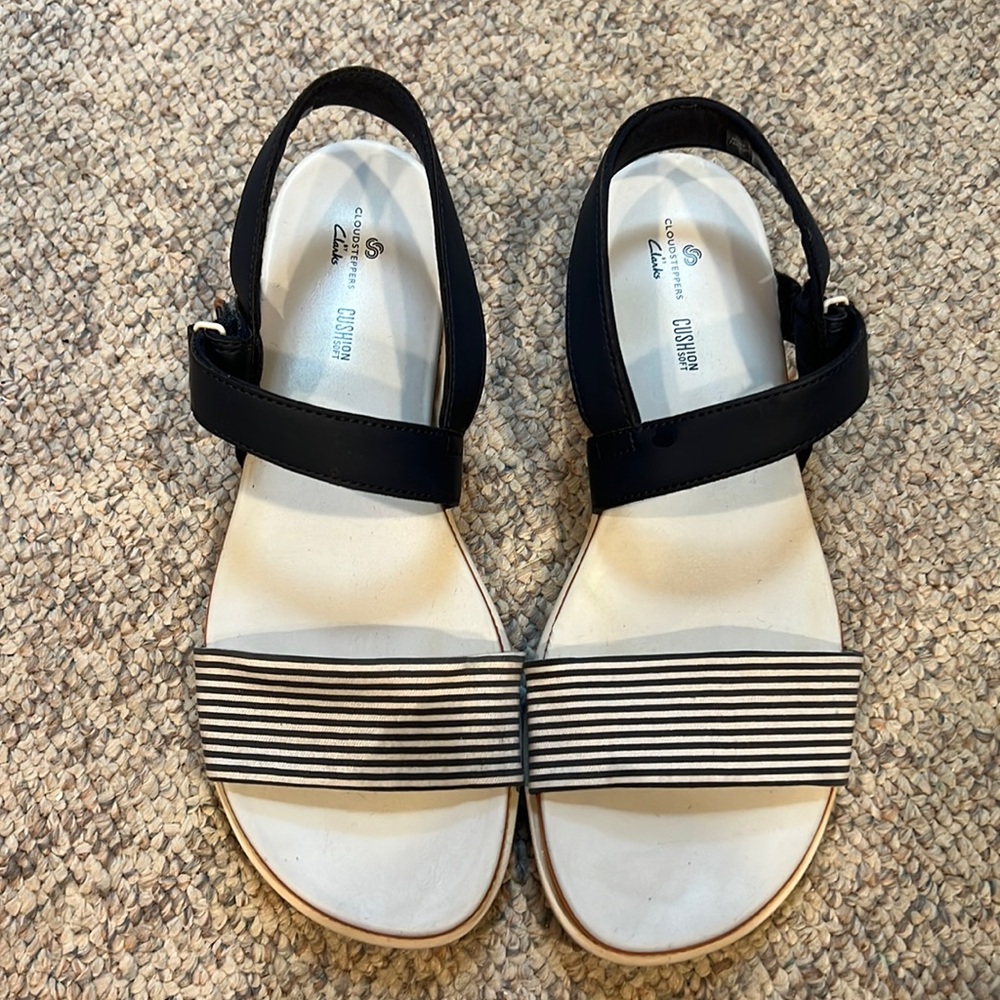Blue & White Cloudsteppers by Clarks